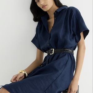 JCREW Baird McNutt Irish linen shirtdress